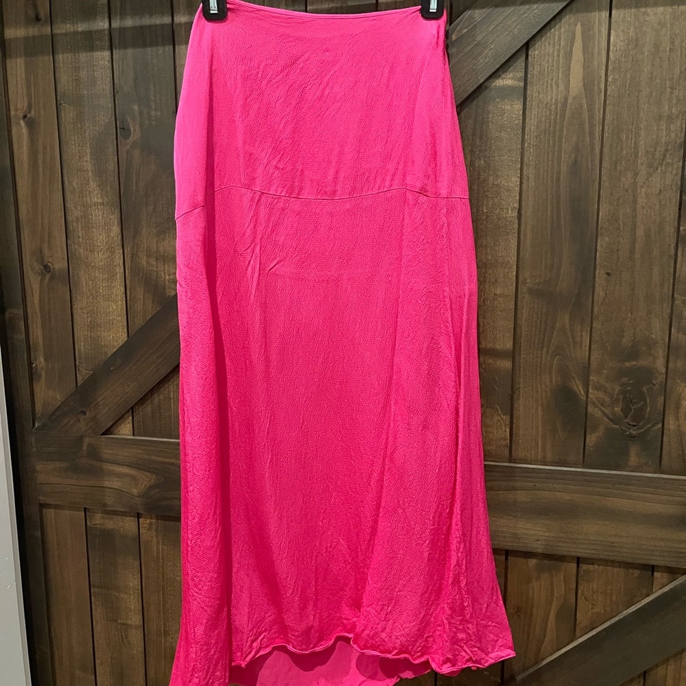 Everlane Pink Maxi A-line Skirt for Casual Resort Wear